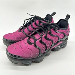 Nike Air Vapormax Plus Shoes Mens Size 8.5 Pink Black Casual Sneakers 924453-603